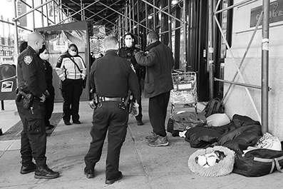 Homeless : Street Life : New York : Personal Photo Projects : Photos : Richard Moore : Photographer